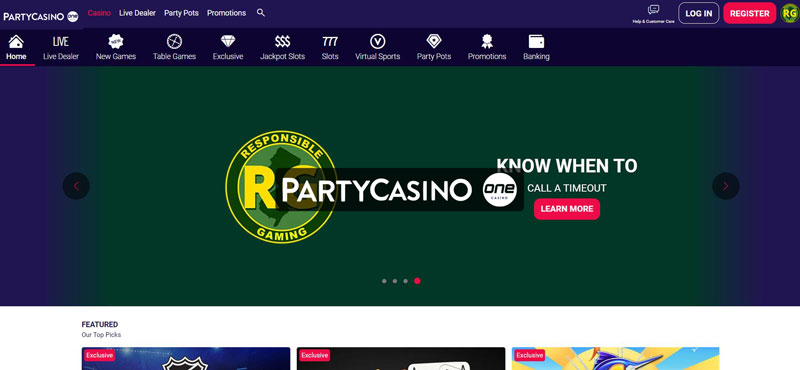 How does Partycasino work