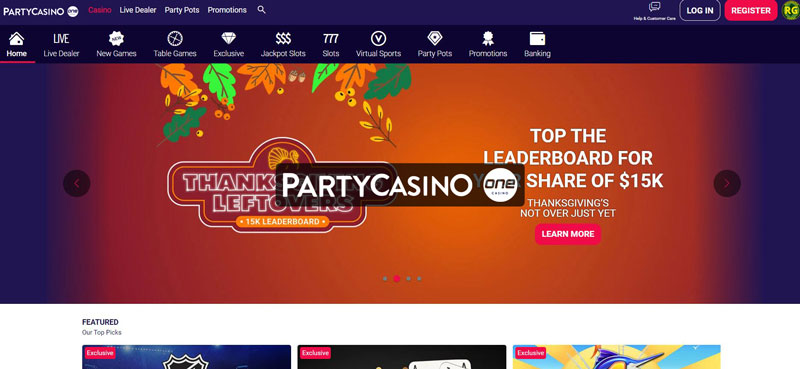 How to deposit at Partycasino