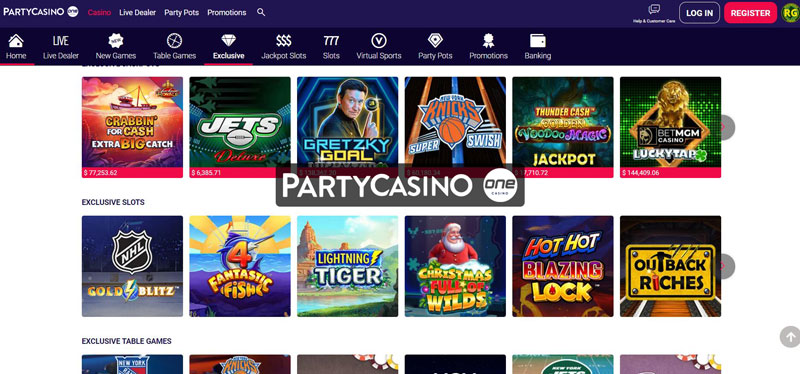 How to register on Partycasino 
